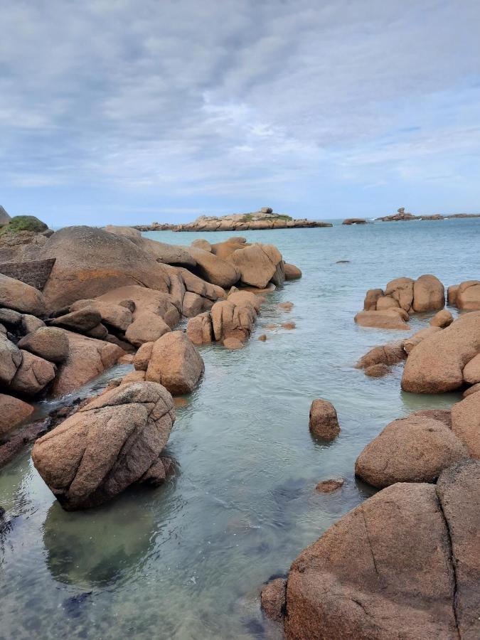 Appartement Plage De Trestraou 45M2 Perros-Guirec Luaran gambar