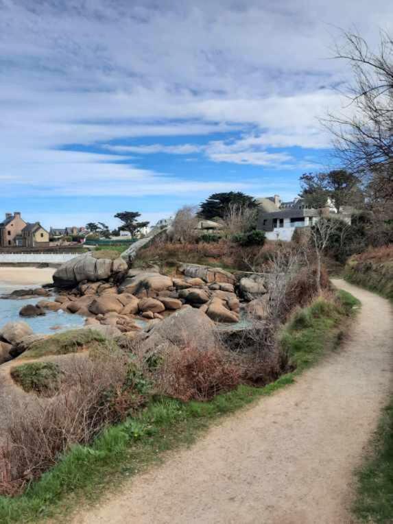 Appartement Plage De Trestraou 45M2 Perros-Guirec Luaran gambar